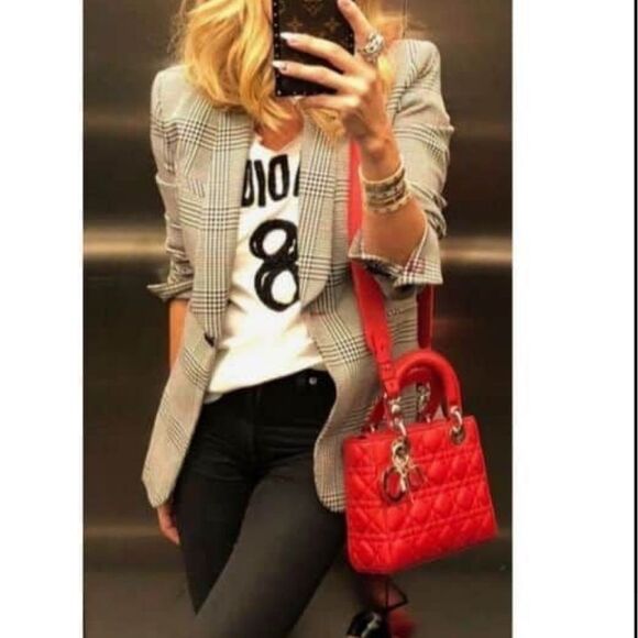 Red lady DIOR bag - Picture 4 of 16